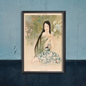Poszter képek Kiyokata kaburagi Az idő, amikor Ajisai Bloom
