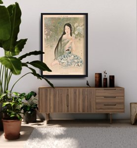 Poszter képek Kiyokata kaburagi Az idő, amikor Ajisai Bloom
