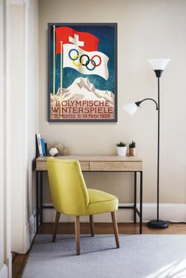 Poszter olimpiai játékok Moritz Svájc