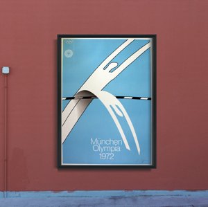 Poszter Olimpiai Játékok Münchenben Alfonso HÜPPI
