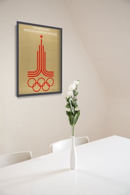 Poszter Poszter a moszkvai olimpiai játékoknak