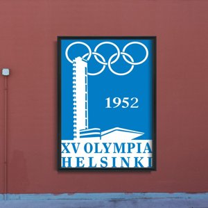 Fali poszter Olimpiai játékok Helsinkiben