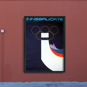 Fali poszter Téli olimpiai játék Innsbruck-ban