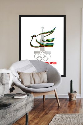 Plakát poszter Szovjet olimpiai poszter