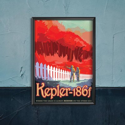 Poszter Space Futur NASA Kepler