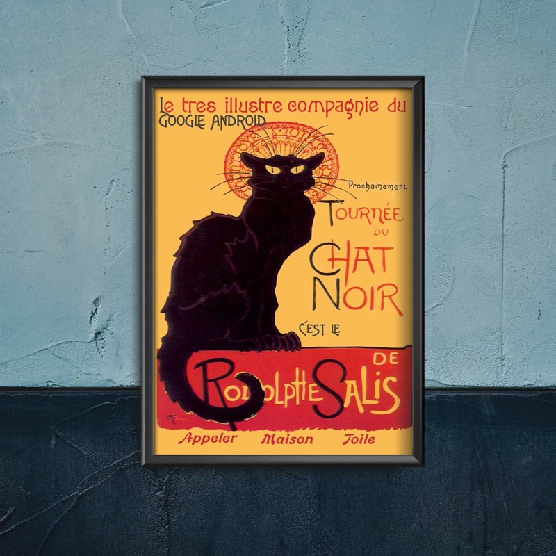 Poszter Rodolphe Salis Le chat noir