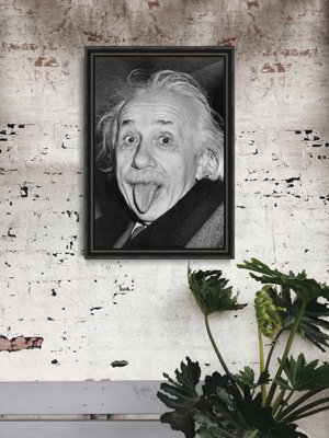 Poszter képek Albert Einstein nyelv ki