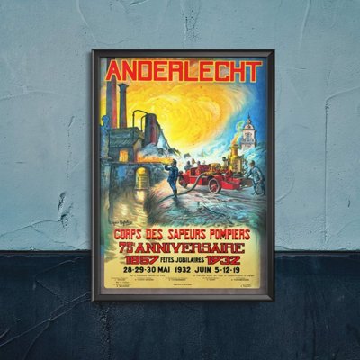 Poszter képek Harcos retro stílusban