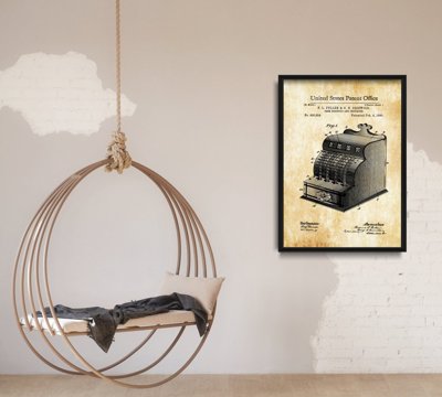 Retro plakát Fuller Fuller & Griswold USA szabadalom
