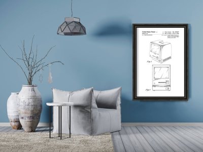 Poszter Eredeti szabadalom az Apple Macintosh számítógépen