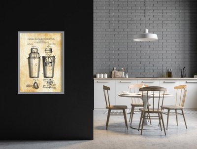 Poszter Drink Shaker Mixer szabadalma az Egyesült Államokban