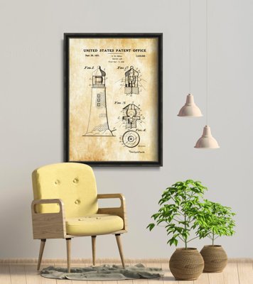 Poszter Világítótorony NELL PATENT USA