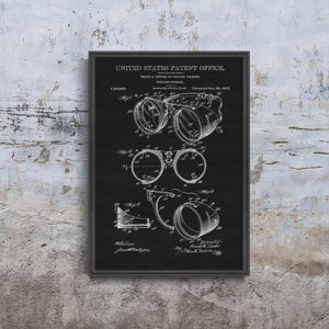 Plakát Hegesztési szemüveg Ihrcke Patent USA