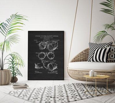 Plakát Hegesztési szemüveg Ihrcke Patent USA