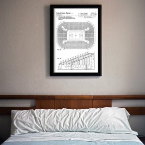 Plakát Stadion Seat Patent USA