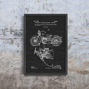 Plakát Harley Davidson motorkerékpár