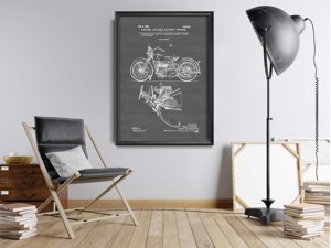 Plakát Harley Davidson motorkerékpár