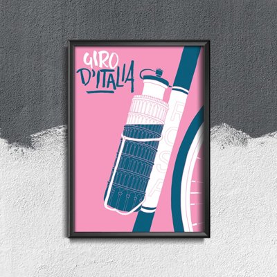 Poszter képek Giro D Italia túra Olaszország Poszter