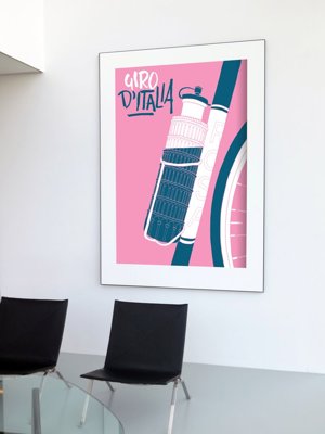 Poszter képek Giro D Italia túra Olaszország Poszter