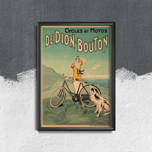 Poszter képek Dion Bouton kerékpár