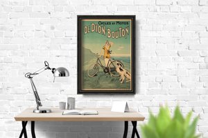 Poszter képek Dion Bouton kerékpár
