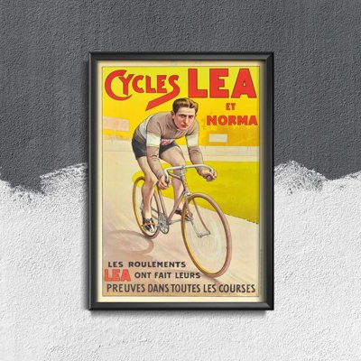 Retro plakát Campionati del Mondo di Ciclismo Kerékpár poszter