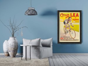 Retro plakát Campionati del Mondo di Ciclismo Kerékpár poszter