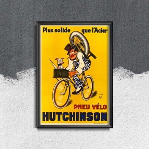 Retro poszterek Pneu velo hutchinson vintage by mich