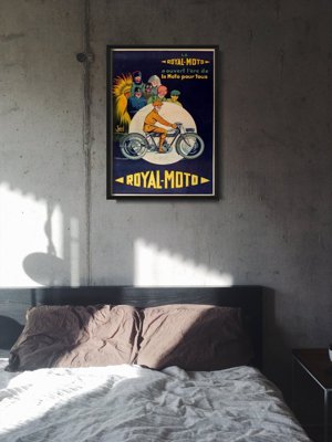 Retro poszterek Royal Moto Vintage