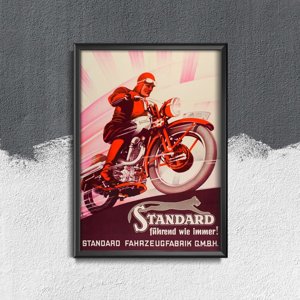 Retro poszterek Motorkerékpár