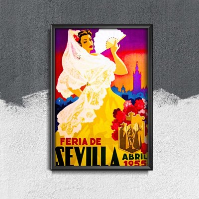 Poszter Feria de Sevilla Spanyolország