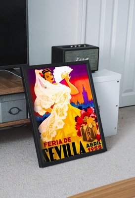 Poszter Feria de Sevilla Spanyolország