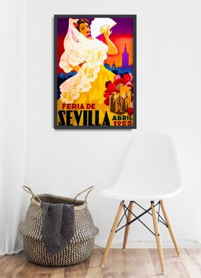 Poszter Feria de Sevilla Spanyolország