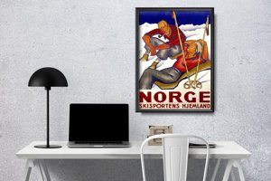 Poszter Vintage Norvégia