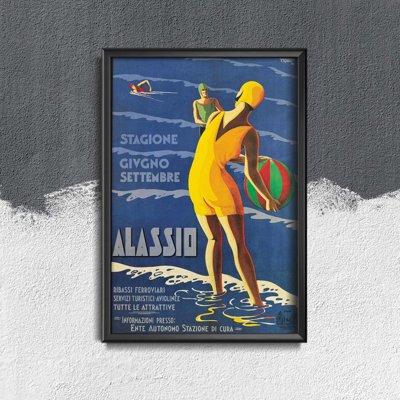 Poszter Olaszország Alassio