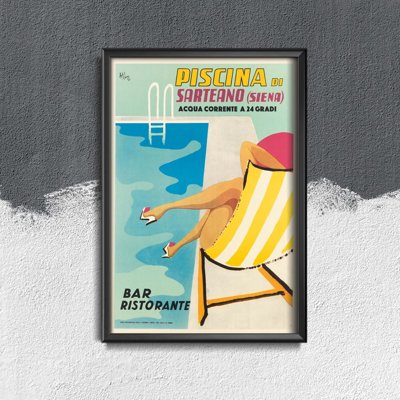 Poszter Olaszország Piscina di Sarteano