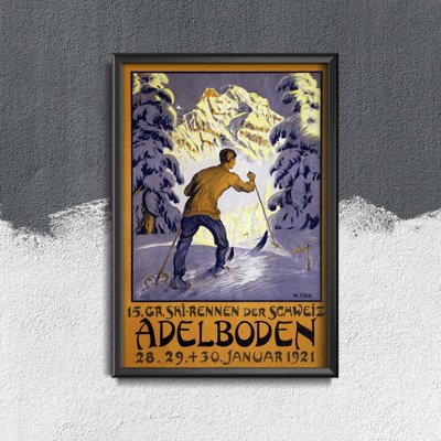 Poszter Adelboden Svájc