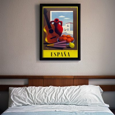 Fali poszter Vintage Spain Madrid