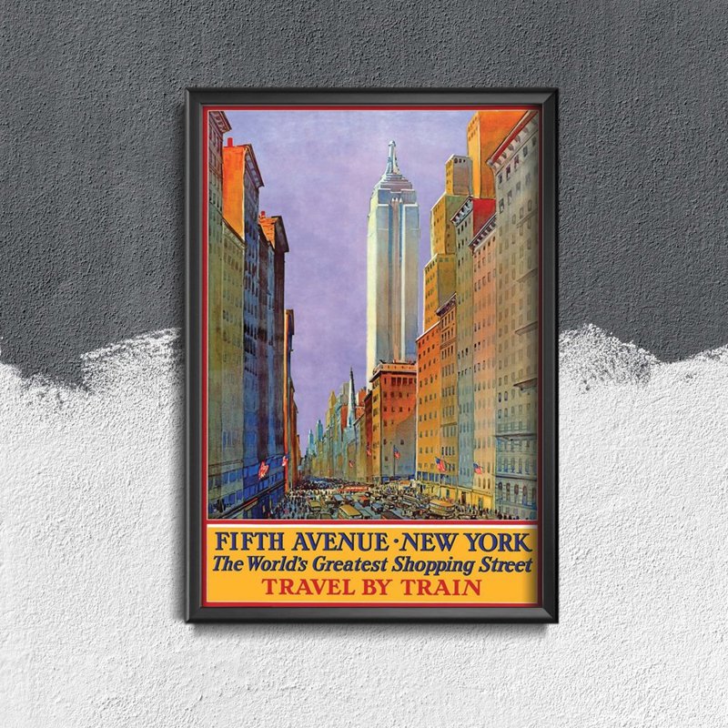 Fali poszter New York Fifth Avenue