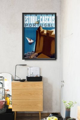 Plakát poszter Portugália Estoril Cascais