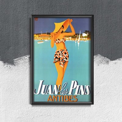 Plakát poszter Franciaország Juan Les Pins