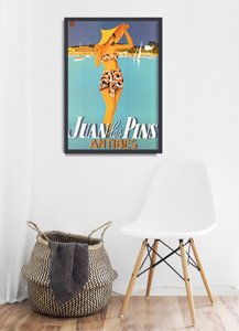 Plakát poszter Franciaország Juan Les Pins