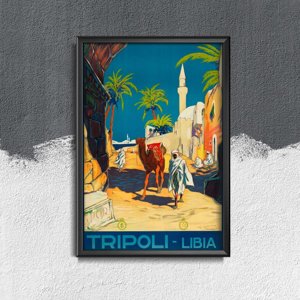 Plakát poszter Líbia Tripolis