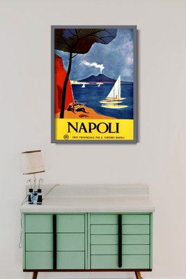 Plakát poszter Olaszország Nápoly