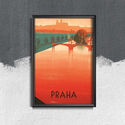 Plakát poszter Bohém prága