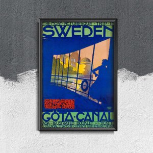 Retro poszterek GÖTA csatorna Svédországban