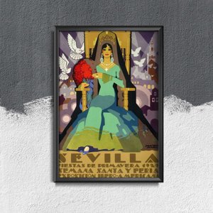 Retro poszterek Fiesta de Primavera Sevilla