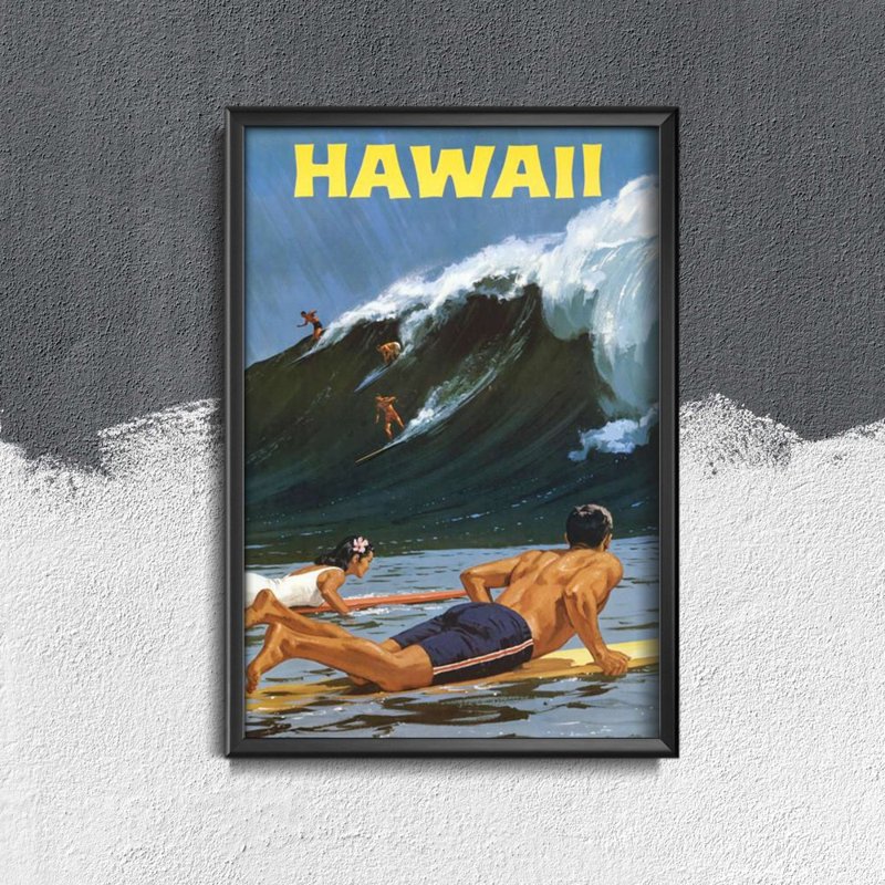 Retro poszterek Hawaii
