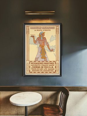 Retro poszterek Egyiptom Marseille Alexandrie