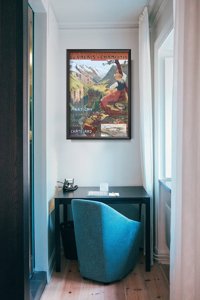 Retro plakát Chamonix francia